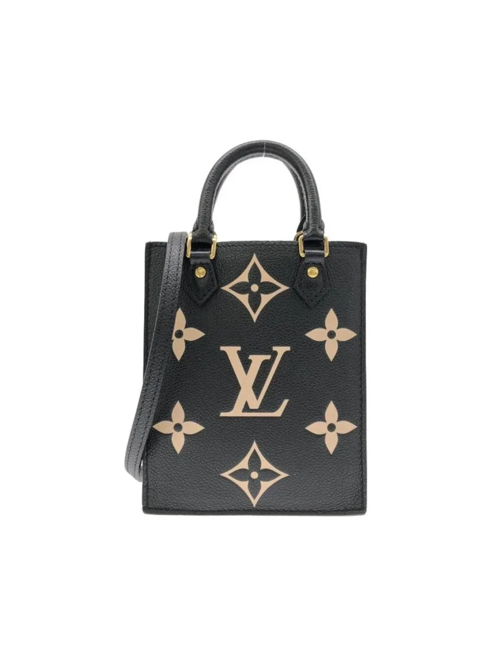 Louis Vuitton Bicolor Monogram Empreinte Petite Sac Plat Shoulder